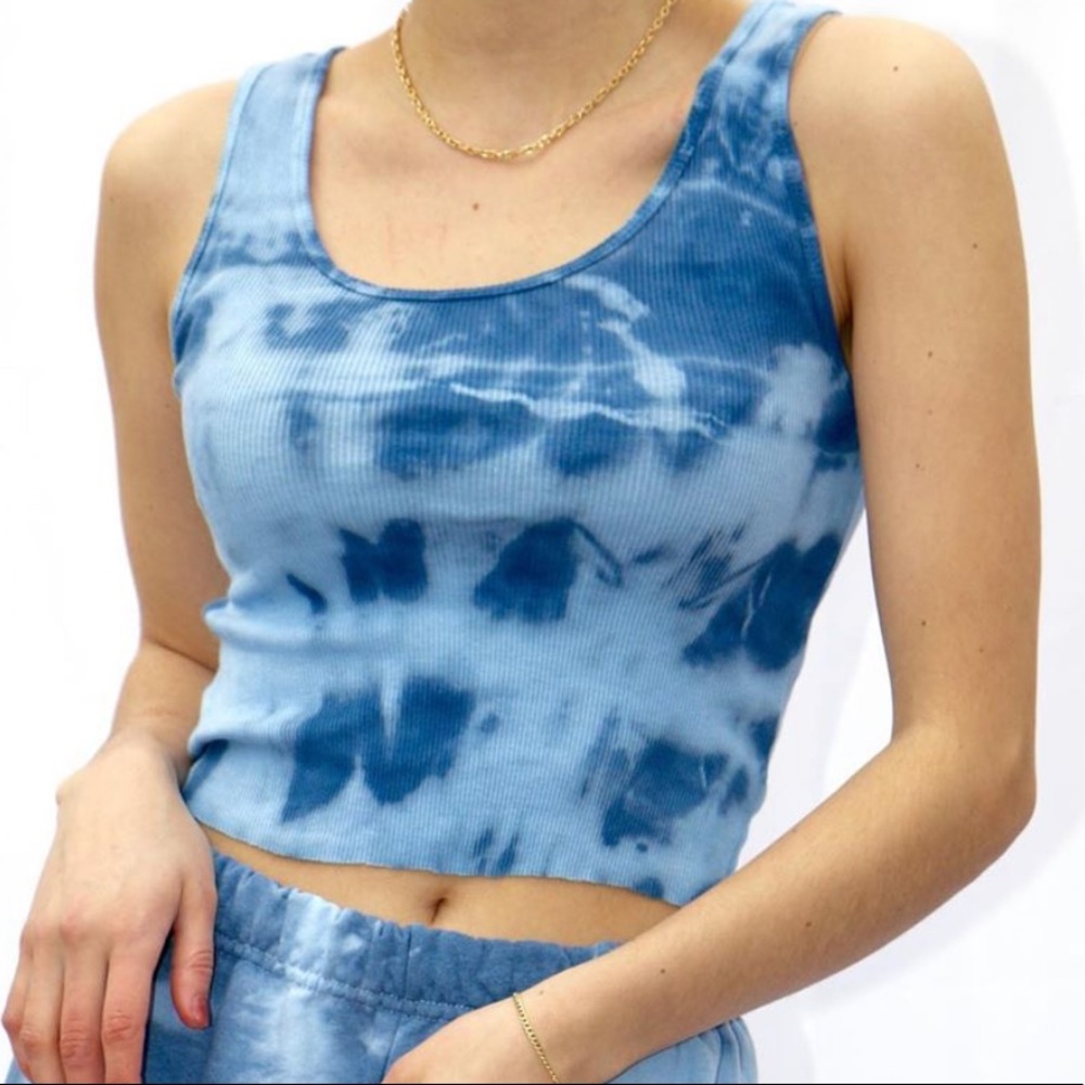Ninety-nine the label tie-dye crop top